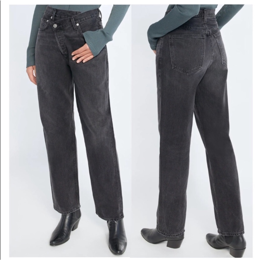 AGOLDE Criss Cross Jeans in Savage